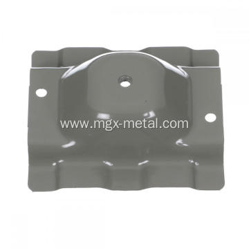 Powder Coated Gray Metal Floor Rails Bracket